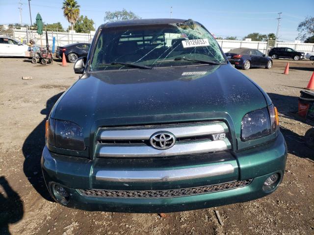 5TBRT34113S369625 - 2003 TOYOTA TUNDRA ACCESS CAB SR5 GREEN photo 5