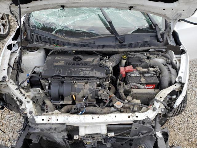 3N1AB7AP7HY300464 - 2017 NISSAN SENTRA S WHITE photo 11