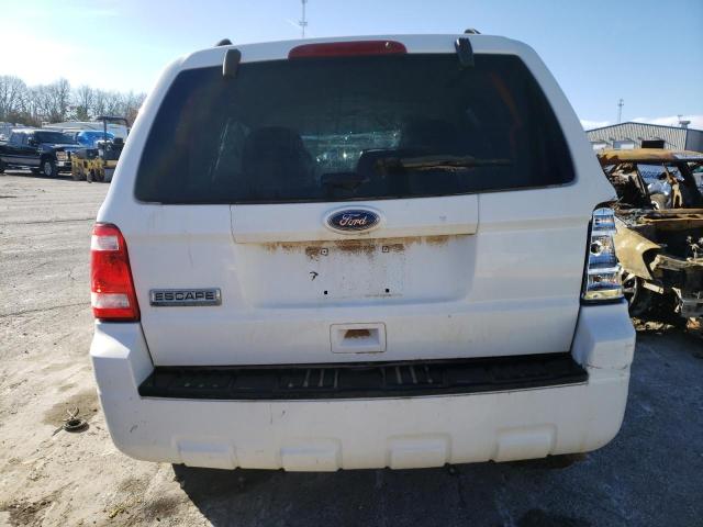 1FMCU9C79CKB80677 - 2012 FORD ESCAPE XLS WHITE photo 6