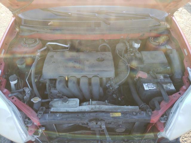 2T1KR32E14C299003 - 2004 TOYOTA MATRIX XR RED photo 11