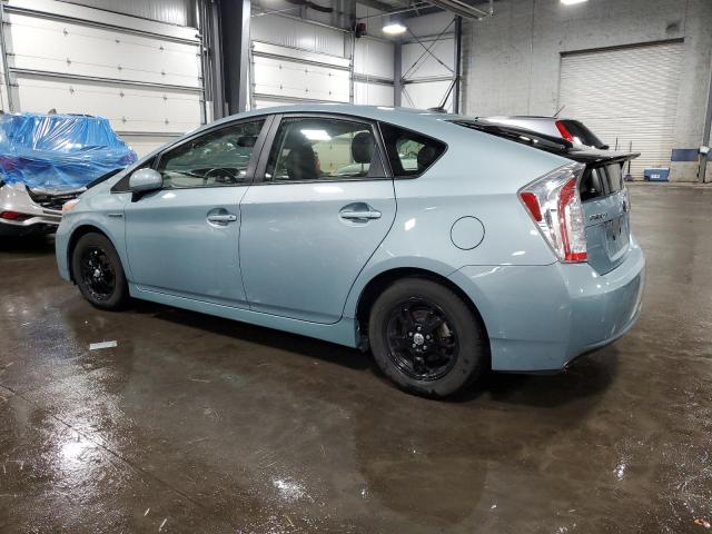 JTDKN3DU9F1897430 - 2015 TOYOTA PRIUS TURQUOISE photo 2