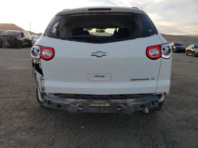 1GNKRGED5BJ185492 - 2011 CHEVROLET TRAVERSE LT WHITE photo 6