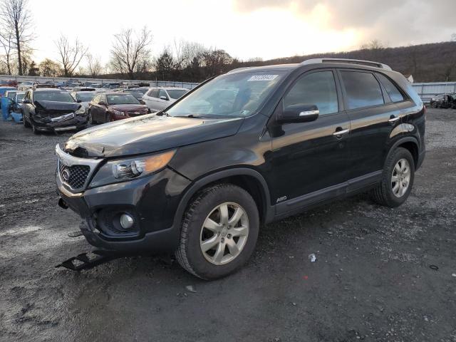 5XYKTDA67DG312195 - 2013 KIA SORENTO LX BLACK photo 1