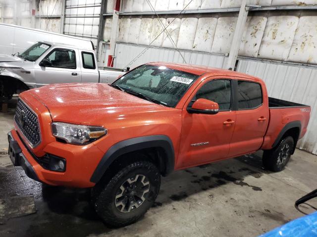 3TMDZ5BN9JM040203 - 2018 TOYOTA TACOMA DOUBLE CAB ORANGE photo 1