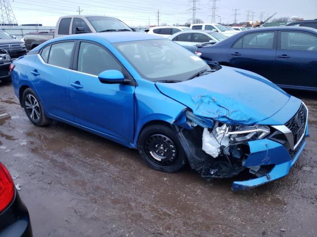 3N1AB8CVXPY289492 - 2023 NISSAN SENTRA SV BLUE photo 4