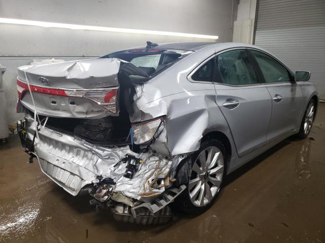 KMHFH4JG2HA587664 - 2017 HYUNDAI AZERA LIMITED SILVER photo 3