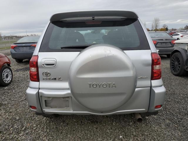 JTEHD20V646020797 - 2004 TOYOTA RAV4 SILVER photo 6