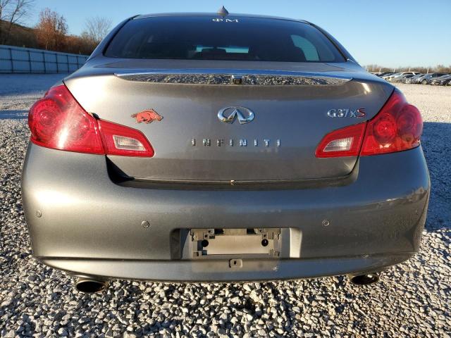 JN1CV6AR4DM755524 - 2013 INFINITI G37 GRAY photo 6