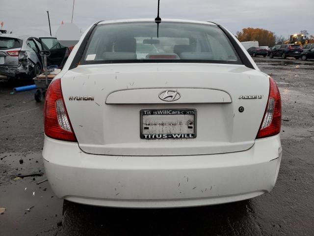 KMHCN4ACXBU532717 - 2011 HYUNDAI ACCENT GLS WHITE photo 6