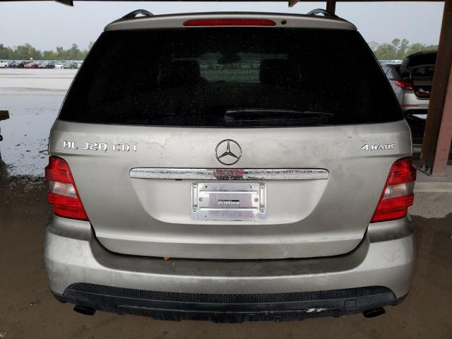 4JGBB22E47A180865 - 2007 MERCEDES-BENZ ML 320 CDI SILVER photo 6