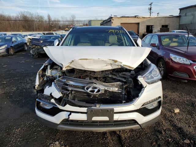 5NMZUDLB5JH078629 - 2018 HYUNDAI SANTA FE S WHITE photo 5