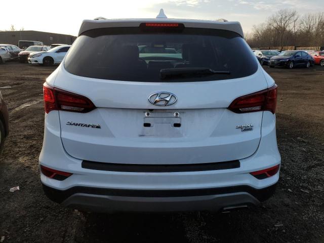 5NMZUDLB5JH078629 - 2018 HYUNDAI SANTA FE S WHITE photo 6