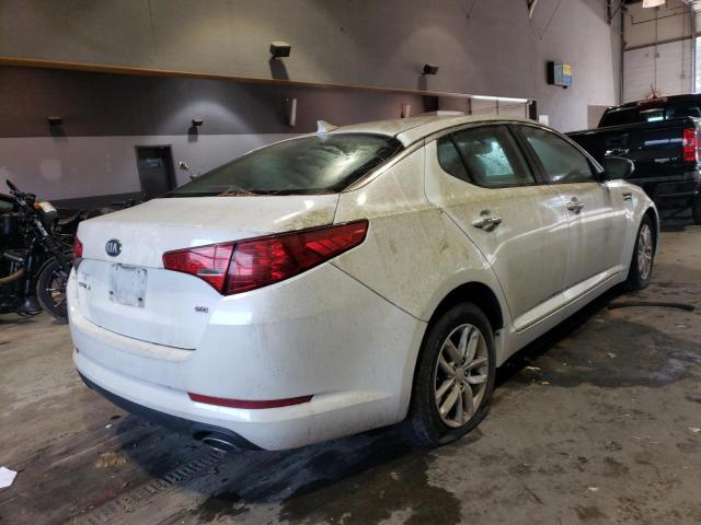 KNAGM4A76D5373247 - 2013 KIA OPTIMA LX WHITE photo 3