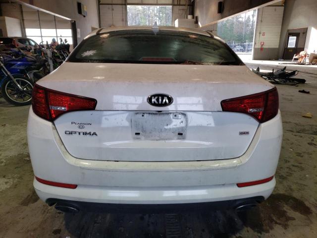 KNAGM4A76D5373247 - 2013 KIA OPTIMA LX WHITE photo 6