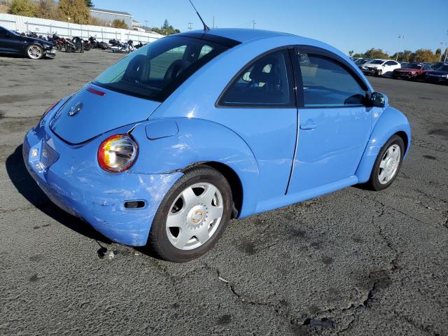 3VWCD21C21M429772 - 2001 VOLKSWAGEN NEW BEETLE GLS BLUE photo 3