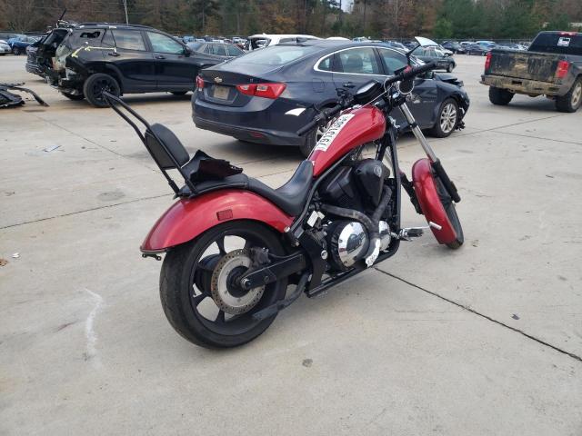 JH2SC61N7FK300054 - 2015 HONDA VT1300 CX RED photo 4