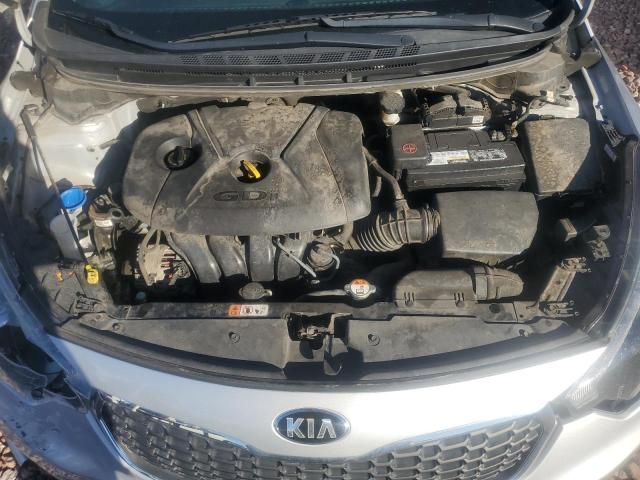 KNAFX4A89G5490336 - 2016 KIA FORTE EX SILVER photo 11