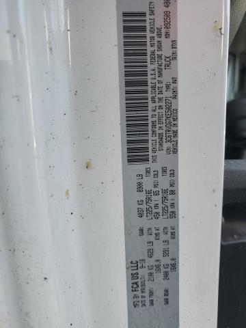 3C6TRVDG7KE502271 - 2019 RAM PROMASTER 2500 HIGH WHITE photo 13