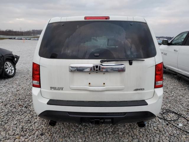 5FNYF4H4XFB039592 - 2015 HONDA PILOT EX WHITE photo 6