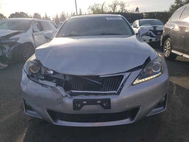 JTHBF5C23B5151341 - 2011 LEXUS IS 250 SILVER photo 5