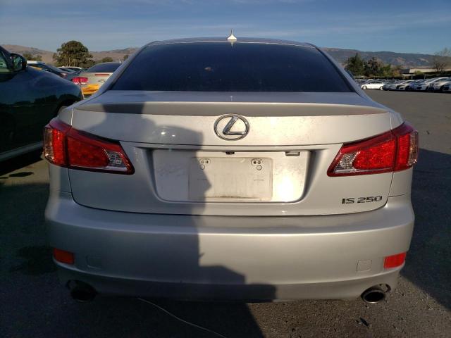 JTHBF5C23B5151341 - 2011 LEXUS IS 250 SILVER photo 6