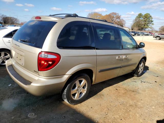 1D4GP45R45B320610 - 2005 DODGE CARAVAN SXT GOLD photo 3