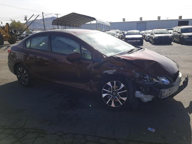 19XFB2F87FE202394 - 2015 HONDA CIVIC EX BURGUNDY photo 4