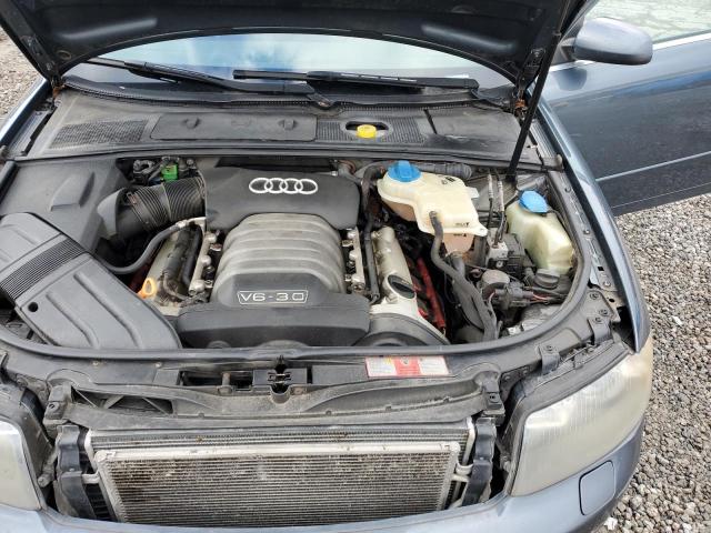 WAULT68E95A069534 - 2005 AUDI A4 3.0 QUATTRO GRAY photo 11