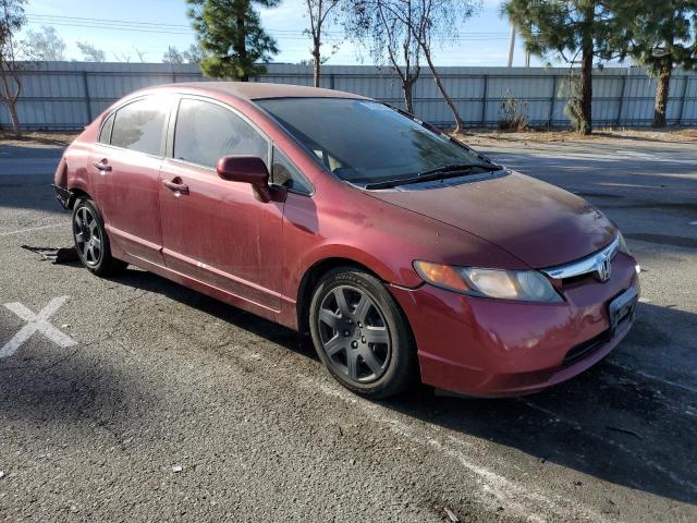 1HGFA16508L091153 - 2008 HONDA CIVIC LX MAROON photo 4