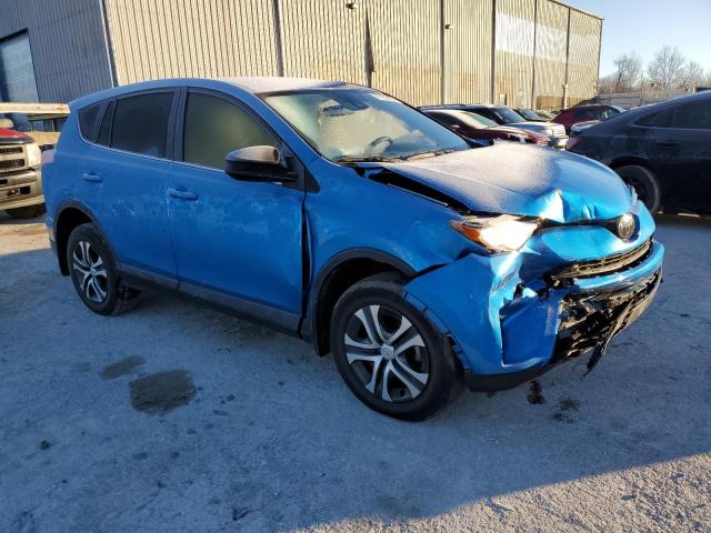 JTMBFREV9JJ734146 - 2018 TOYOTA RAV4 LE BLUE photo 4