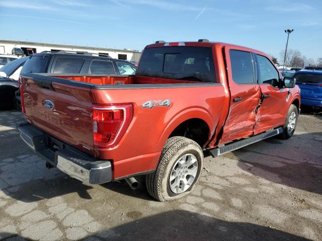 1FTEW1EP2PKE25864 - 2023 FORD F150 SUPERCREW RED photo 3