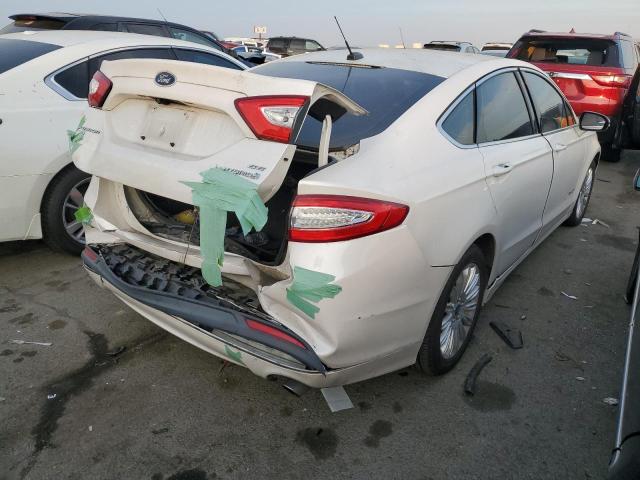 3FA6P0LU8GR203898 - 2016 FORD FUSION SE HYBRID WHITE photo 3