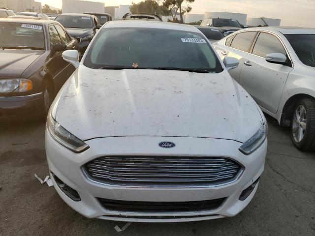 3FA6P0LU8GR203898 - 2016 FORD FUSION SE HYBRID WHITE photo 5