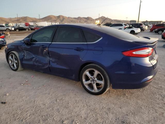 3FA6P0G7XGR313176 - 2016 FORD FUSION S BLUE photo 2