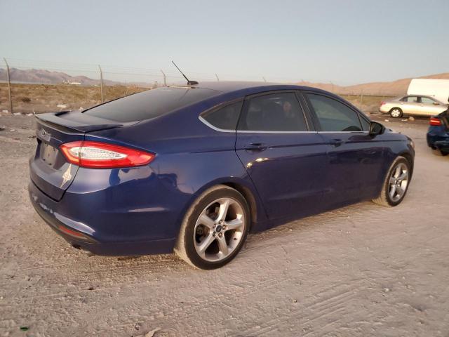 3FA6P0G7XGR313176 - 2016 FORD FUSION S BLUE photo 3