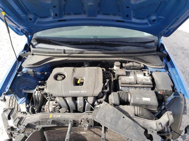 5NPD74LF5JH224860 - 2018 HYUNDAI ELANTRA SE BLUE photo 11