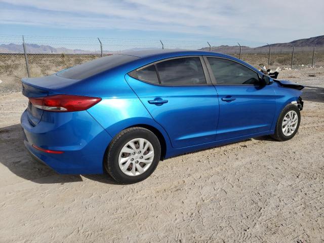 5NPD74LF5JH224860 - 2018 HYUNDAI ELANTRA SE BLUE photo 3