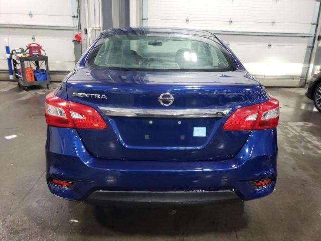 3N1AB7AP4KY252106 - 2019 NISSAN SENTRA S BLUE photo 6