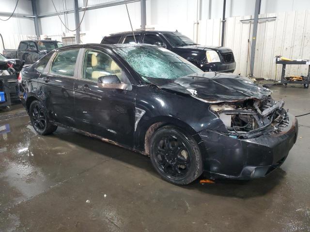 1FAHP35N48W106874 - 2008 FORD FOCUS SE BLACK photo 4