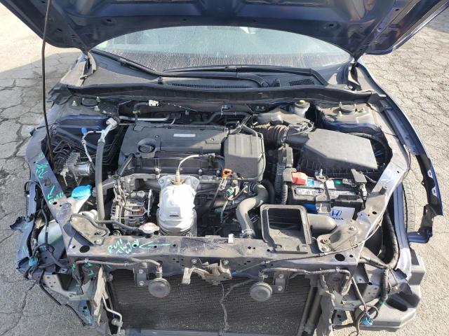 1HGCR2F34GA126934 - 2016 HONDA ACCORD LX BLUE photo 11