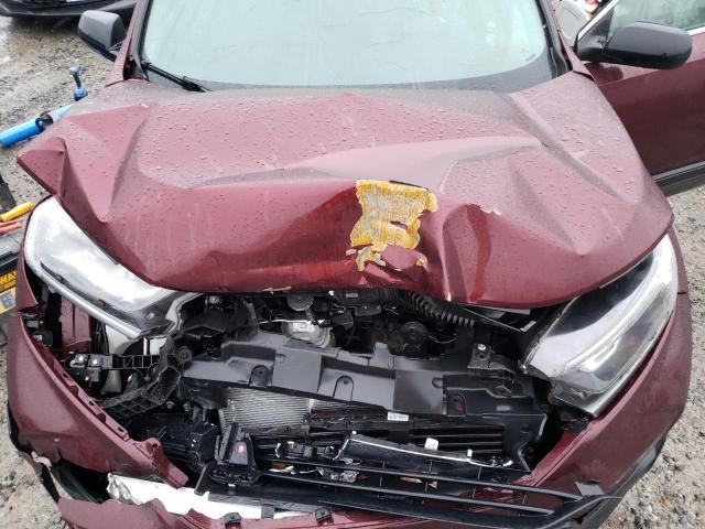 2HKRW6H38HH204227 - 2017 HONDA CR-V LX BURGUNDY photo 11