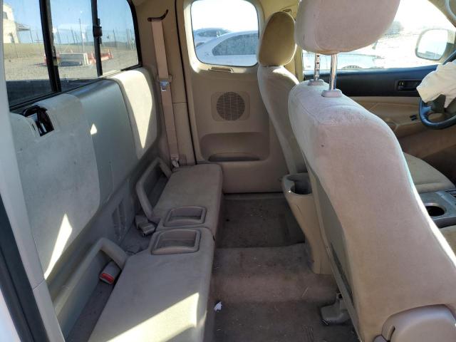 5TETX22N85Z065733 - 2005 TOYOTA TACOMA ACCESS CAB თეთრი ფოტო 10