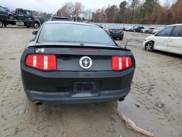 1ZVBP8AM4B5102893 - 2011 FORD MUSTANG BLACK photo 6