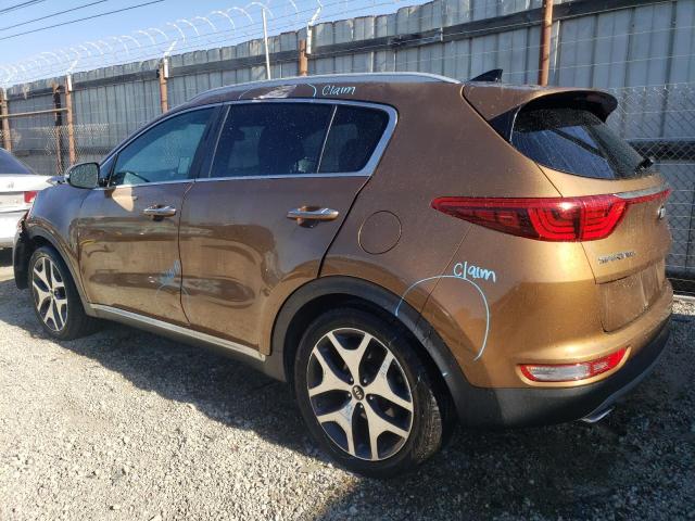 KNDPR3A66H7264349 - 2017 KIA SPORTAGE SX GOLD photo 2