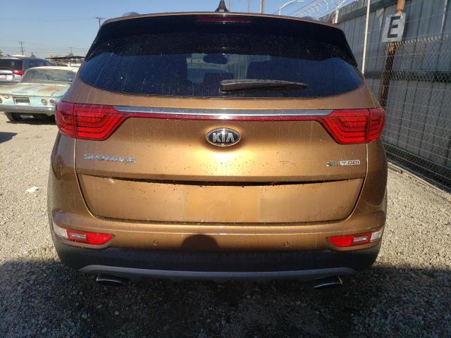 KNDPR3A66H7264349 - 2017 KIA SPORTAGE SX GOLD photo 6