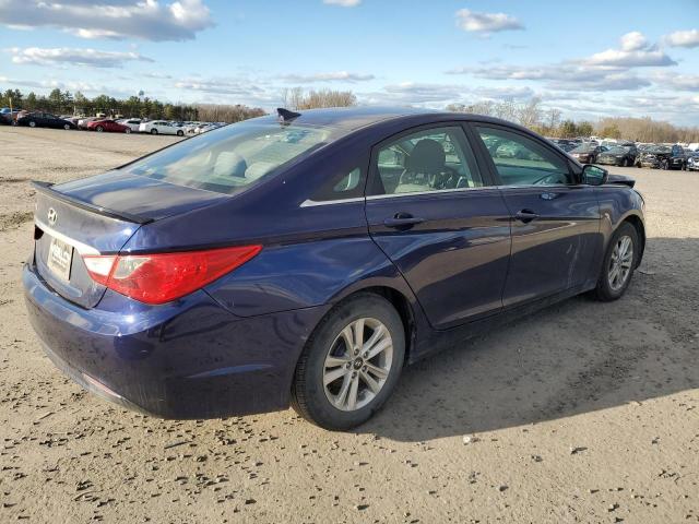 5NPEB4AC9DH779326 - 2013 HYUNDAI SONATA GLS BLUE photo 3