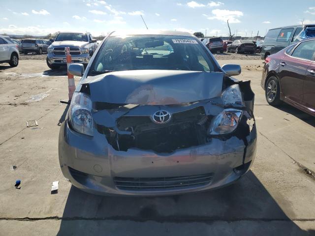 JTDJT923675115092 - 2007 TOYOTA YARIS GRAY photo 5