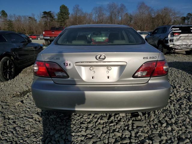 JTHBA30GX40018370 - 2004 LEXUS ES 330 SILVER photo 6