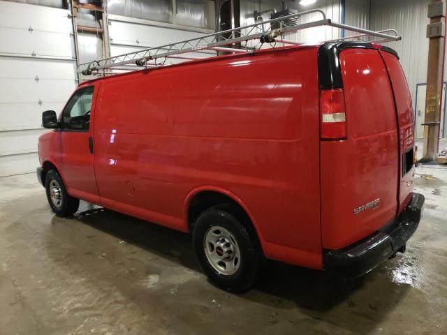 1GTZ7TCG3E1129235 - 2014 GMC SAVANA G3500 RED photo 2