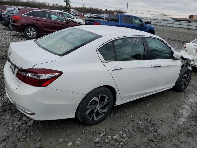 1HGCR2F39HA051181 - 2017 HONDA ACCORD LX WHITE photo 3